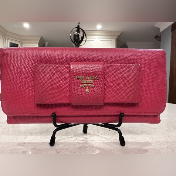 Prada Handbags - Prada Milano Safiano Leather Wallet